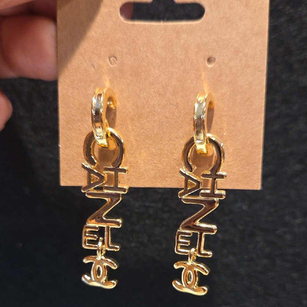Gold Dangle Earrings